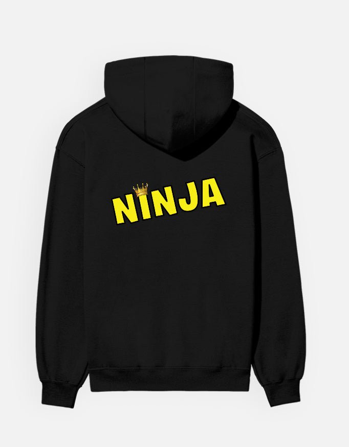Men's ninja back printed Hoodie - Fable Attire