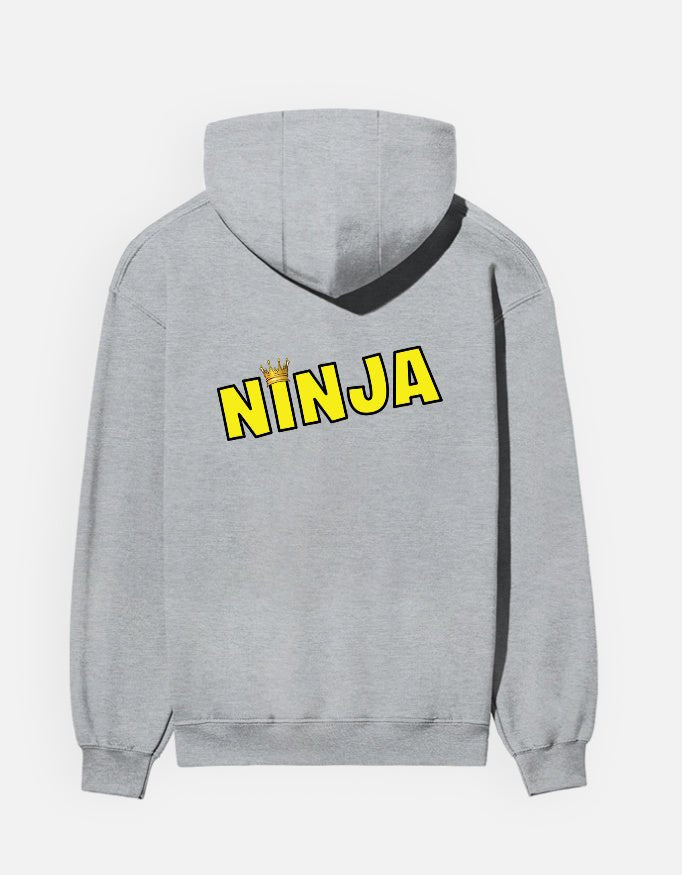 Men's ninja back printed Hoodie - Fable Attire